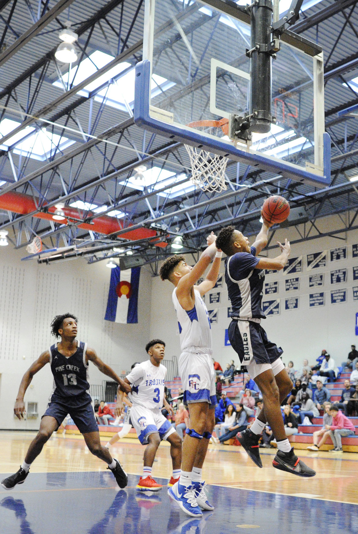 PHOTOS: Fountain-Fort Carson Trojans (58) Pine Creek Eagles (70)